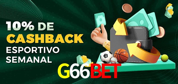 10% de bônus de cashback na G66BET